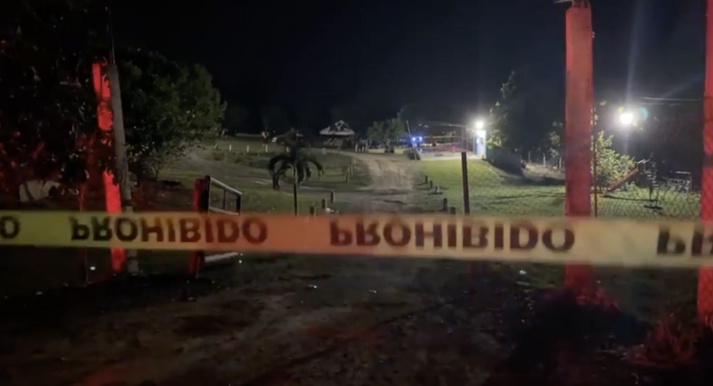 Ataque armado en fiesta, deja una persona muerta en Soconusco, Veracruz.